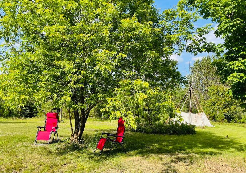 Chalets Nabu La Sacacomie - Riviere - Billard Saint-Alexis-des-Monts Zewnętrze zdjęcie